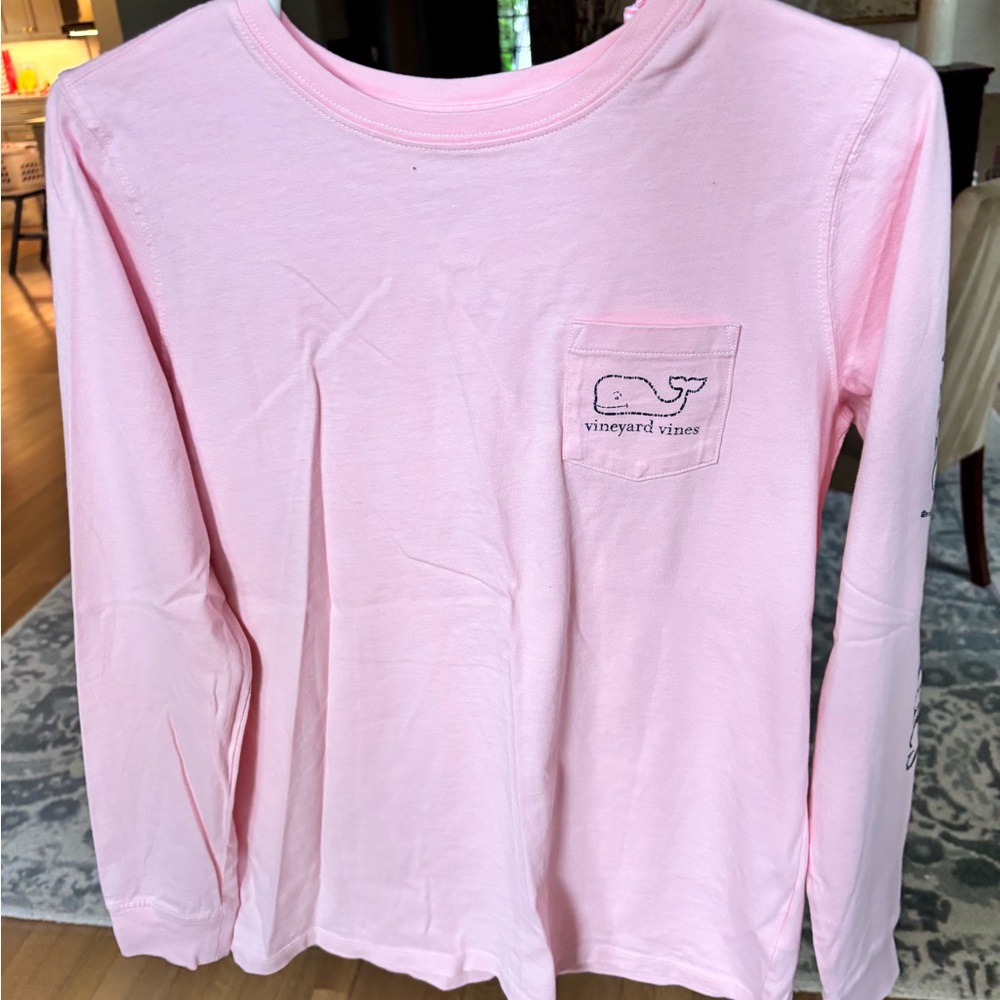 Vineyard Vines Pink Whale Long Sleeve